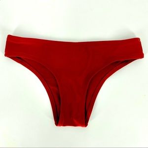 NWT- AERIE-XXS-Burgundy Bikini Bottoms